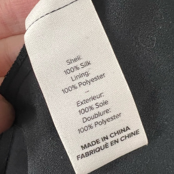 Cinq A Sept: Floral Black and Yellow Midi Dress Size 14 - Picture 9 of 10